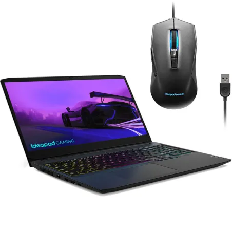 Pc portable LENOVO IDEAPAD GAMING 3 I5 11GÉN 8GO 512GO SSD NOIR (82K101AHFG)