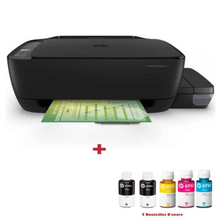 Imprimante À RÉSERVOIR INTÉGRÉ 3EN1 HP INK TANK 415 COULEUR WI-FI (Z4B53A)