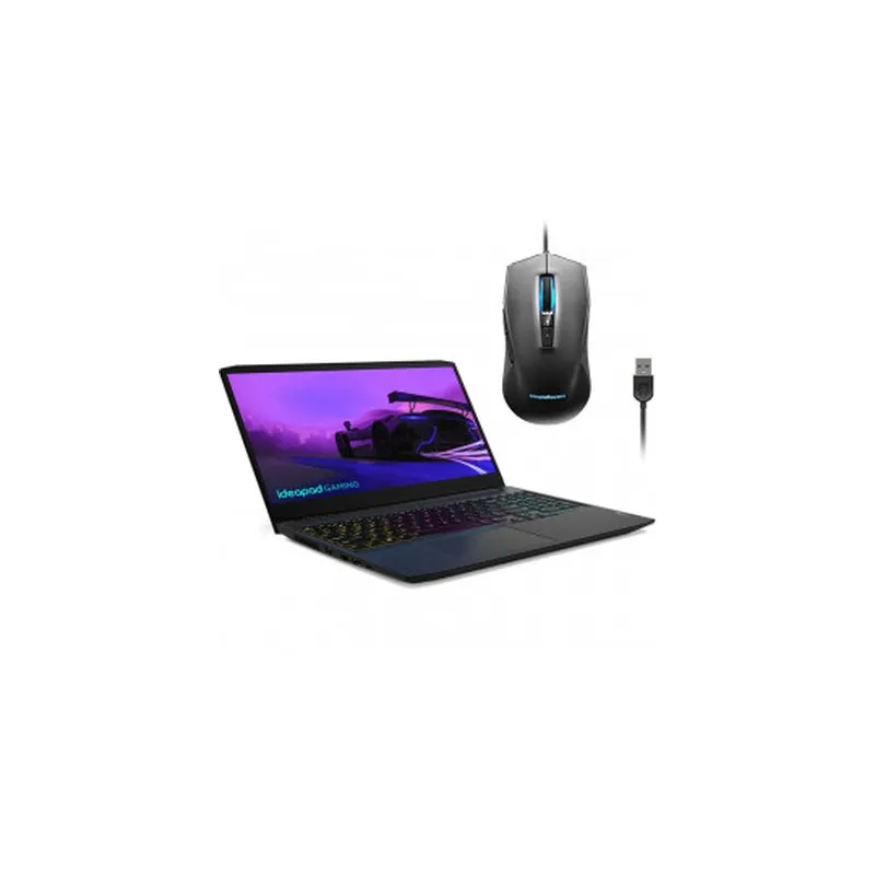 Pc Portable  LENOVO GAMING 3 15IHU6 I5 11É GÉN 16GO RTX3050 512GO SSD - NOIR (82K101AGFG )