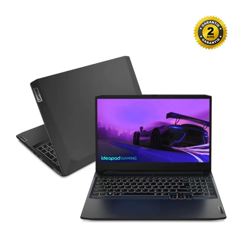 Pc Portable LENOVO IDEAPAD GAMING 3 15IHU6 I5 11È GÉN 8GO GTX1650 (82K101HCFG)