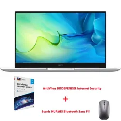 Pc portable HUAWEI MATEBOOK D15 I5 11È GÉN 8GO 256GO SSD - SILVER