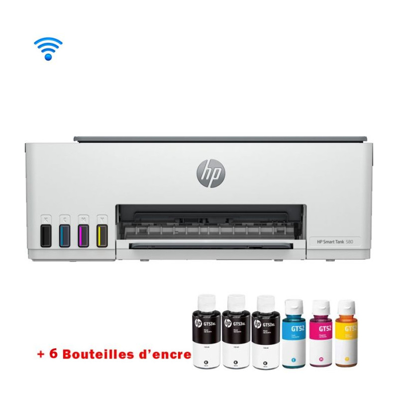 Imprimante 3EN1 HP SMART TANK 580 COULEUR WI-FI - 1F3Y2A Imprimante 3EN1 HP SMART TANK 580 COULEUR WI-FI - 1F3Y2A