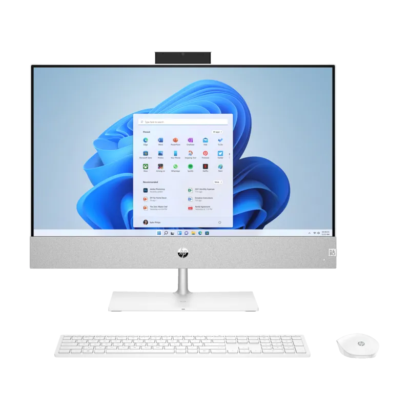 Pc De Bureau HP AIO PAVILION 24-CA2002NK I5 13E 8GO 1To+256Go SSD -BLANC