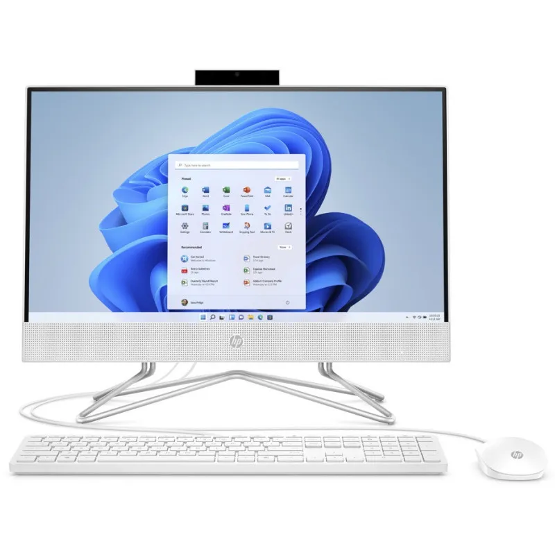 Pc De Bureau ALL IN ONE HP 22-DD2000NK I5 12È GÉN 8GO 512GO SSD - BLANC