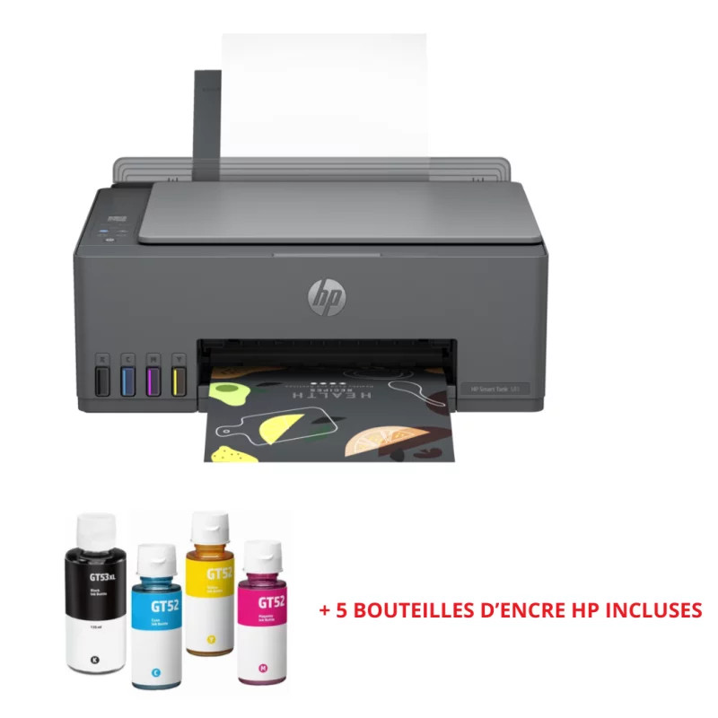 Imprimante 3en1 HP Smart Tank 581 Couleur WIFI