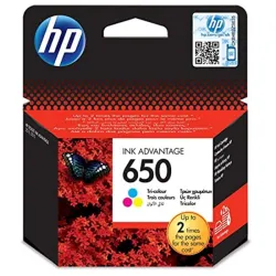 cartouche d'encre HP 650 Trois Couleurs Advantage authentique