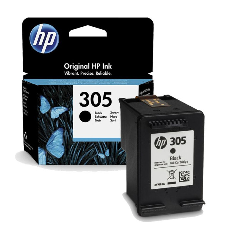 Cartouche D’encre Authentique HP 305 - Noir (3YM61AE)
