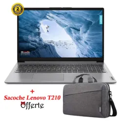 PC Portable LENOVO IdeaPad 1 15IAU7 i3 12ème Gén 8Go 256Go SSD- Gris