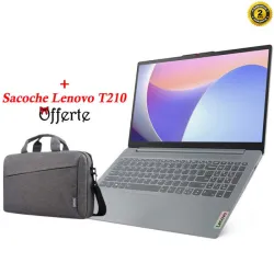 PC Portable LENOVO IdeaPad Slim 3 15IRU8 i3 13è Gén 8Go 512Go SSD Gris
