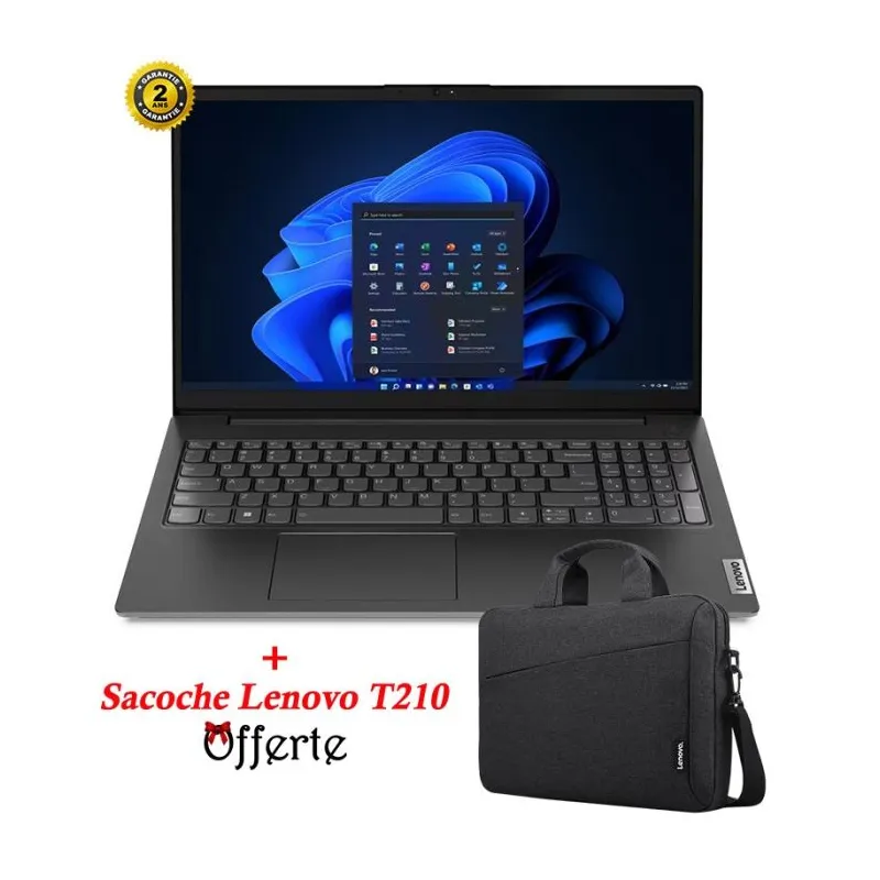 PC Portable LENOVO V15 G4 IRU i5 13è Gén 8Go 512Go SSD - Noir