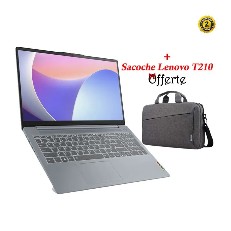 PC Portable LENOVO IdeaPad Slim 3 15IRH8 i5 13è Gén 16Go 512Go SSD - Gris