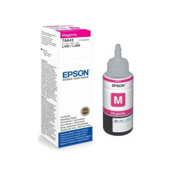 Bouteille D'encre Original EPSON T6643 - Magenta