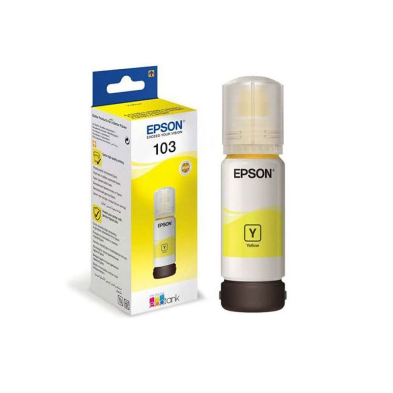 Bouteille D'encre Original EPSON ECOTANK 103 - Jaune