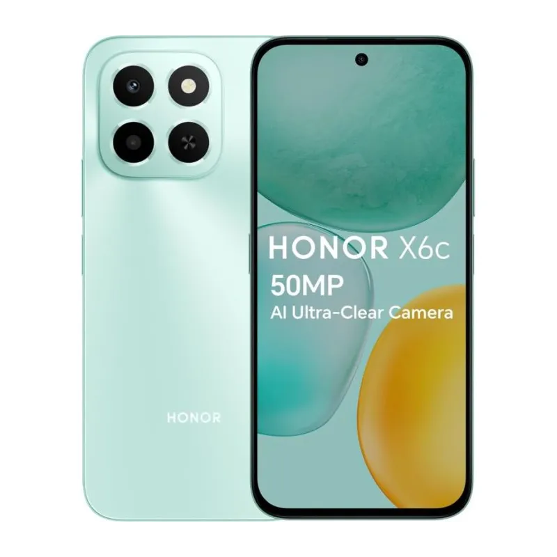 Smartphone HONOR X6C 6Go 128Go 4G - Cyan