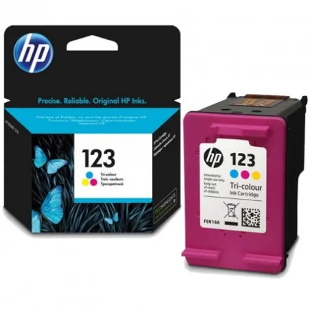 Cartouche Jet d'encre Original HP 123 - Couleur