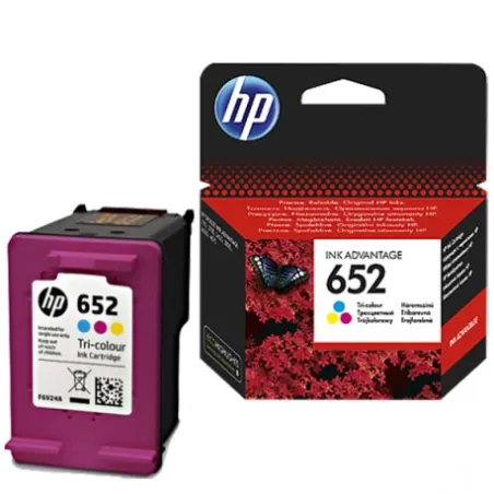 Cartouche Jet d'encre Original HP 652 Couleur