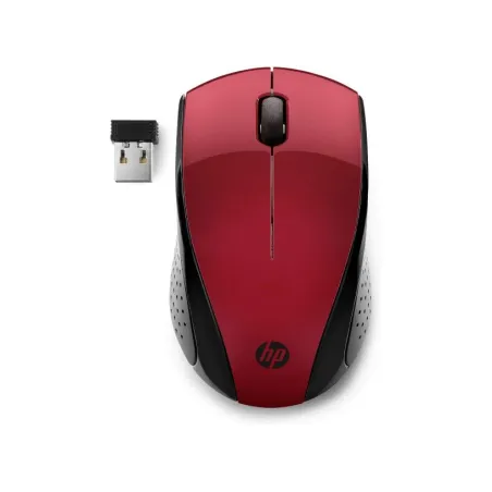 Souris SANS FIL HP 220 ROUGE