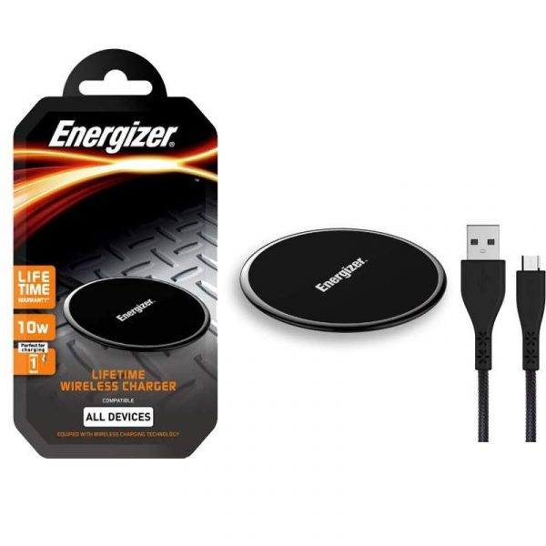 CHARGEUR ENERGIZER SANS FIL 10W - NOIR