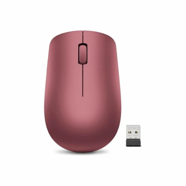 Souris OPTIQUE SANS FIL LENOVO 530 – ROUGE CERISE (GY50Z18990) sigshop